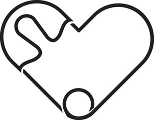 heart in the shape of a heart