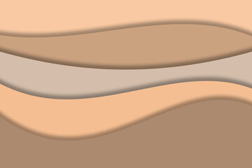 modern wavy brown and sand colour gradient template