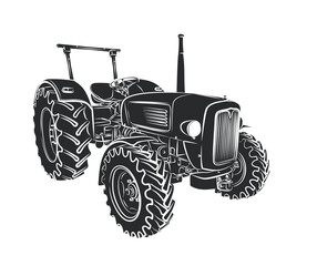 The Symbol of a old tractor.