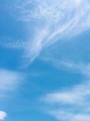 A photograph of the daytime sky in northern Thailand.