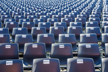 empty stadium seats