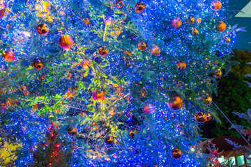 クリスマスのイルミネーション