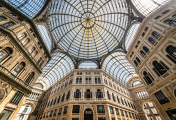 Obraz premium Umberto Gallery, Naples, Italy
