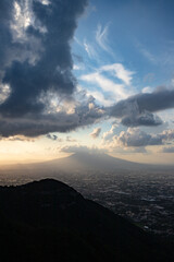 Vesuvio seen from Chiunzi Pass, Naples, Italy