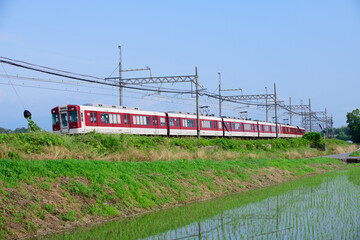 Naklejka premium 電車