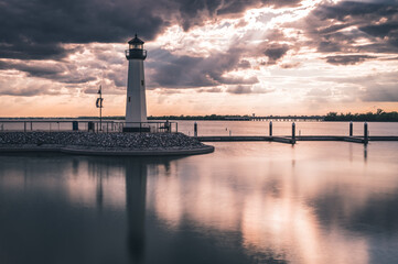 The lighthouse at The Harbour, Rockwall, TX, USA © Luigi L. Silipo