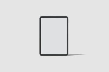 Tablet mockup with blank screen front view