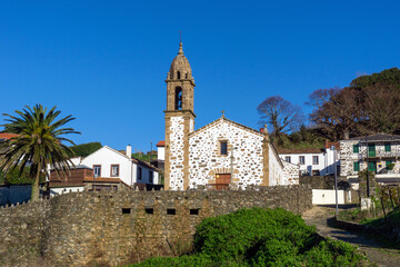 Fototapeta na wymiar Santuario de San Andrés de Teixido. A Coruña, Galicia, España.