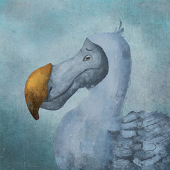 Dodo bird. Alice in wonderland character - 529148770