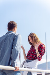 Fototapeta premium Couple having a laugh