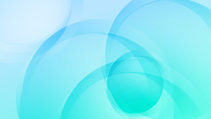 Abstract circle green and blue light creative background illustration.