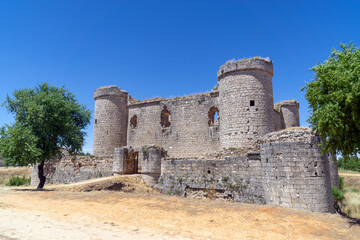 Fototapeta na wymiar Castillo de Pioz (siglo XV). Guadalajara, Castilla la Mancha, España.