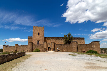 Fototapeta na wymiar Castillo de Pedraza (siglo XIII). Segovia, Castilla y León, España.