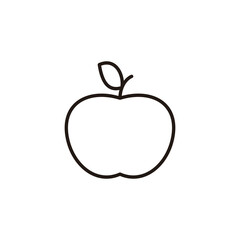 Apple icon for web and mobile app. Apple sign and symbols for web design.