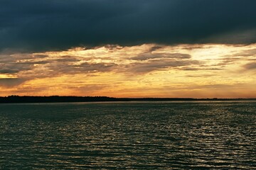 Zachód Słońca Jezioro Goczałkowice