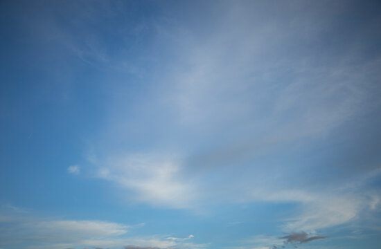 Beautiful cloudscape in the blue sky