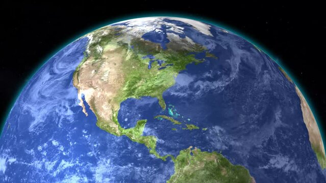 planet earth animated background. 