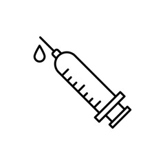 Syringe icon vector design templates