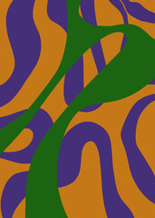 Abstract Organic Shapes Background 