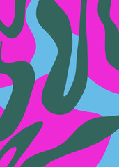 Abstract Organic Shapes Background 