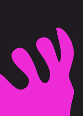 Abstract Organic Shapes Background 