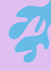 Abstract Organic Shapes Background 