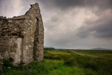 The remains of Cooper's Lodge, once known as Croagh Lodge.This shooting lodge appears on the 1837...