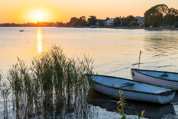 Siofok town recreation area, Balaton lake, Hungary, Europe