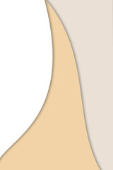 Fototapeta premium modern beige background with free space