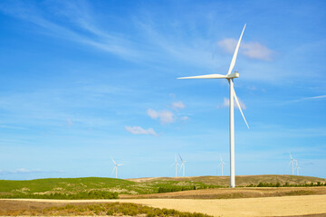 Green energy concept view