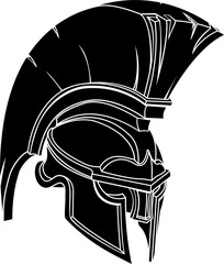 Spartan or trojan helmet