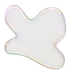 Transparent Bubble Blob Abstract Shape