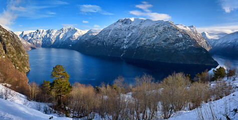 Hellesylt, Gerianger fjord, Stranda, Møre og Romsdal, Norway. 