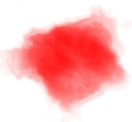 red watercolor brush spot