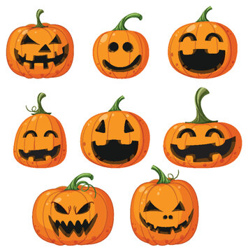 Halloween pumpkin or jack o lantern