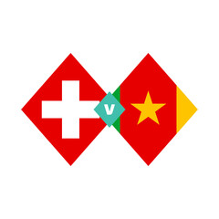 Obraz premium switzerland cameroon football world 2022 match