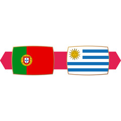Portugal vs uruguay football world 2022 match