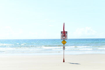 A scene of beautiful beach side