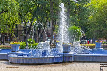 Blue Water Fountain Park