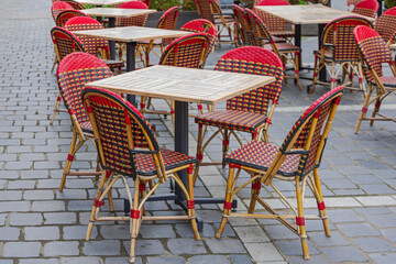 Rattan Chairs Wooden Tables