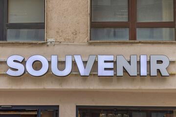 Souvenir Shop 3d Sign