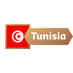 Fototapeta premium tunisia flag world football 2022