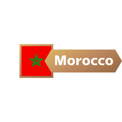 Morroco flag world football 2022