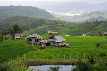 house in the mountains