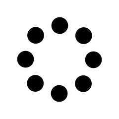 buffering symbol for icon design