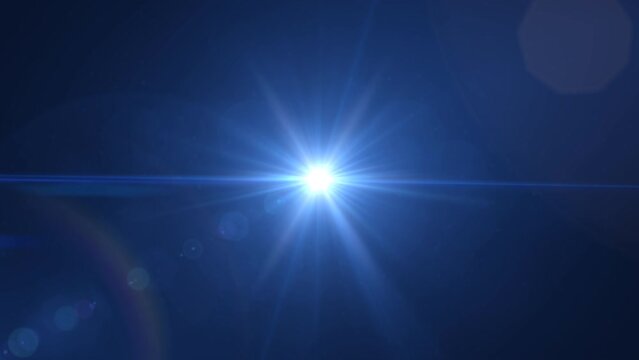 lens flare effects on black background
