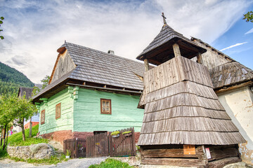 Vlkolinec, Slovakia, HDR Image