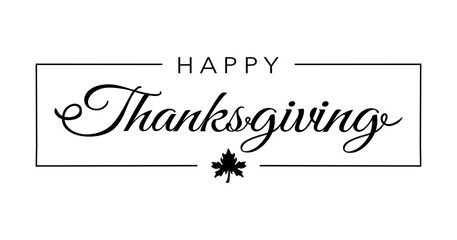 Happy Thanksgiving Logo PNG