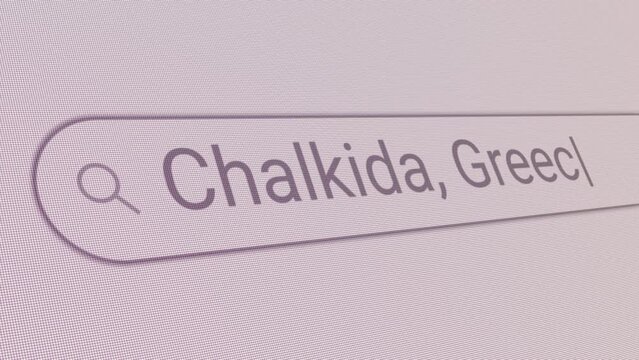 Search Bar Chalkida Greece 
Close Up Single Line Typing Text Box Layout Web Database Browser Engine Concept