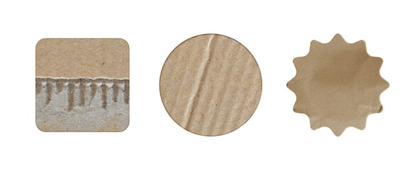 Empty card sign on a white background.